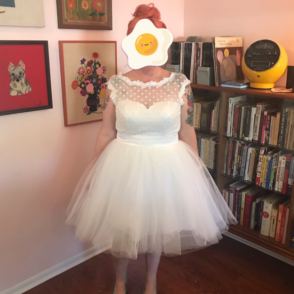 Vintage Style Custom Made Wedding Dress